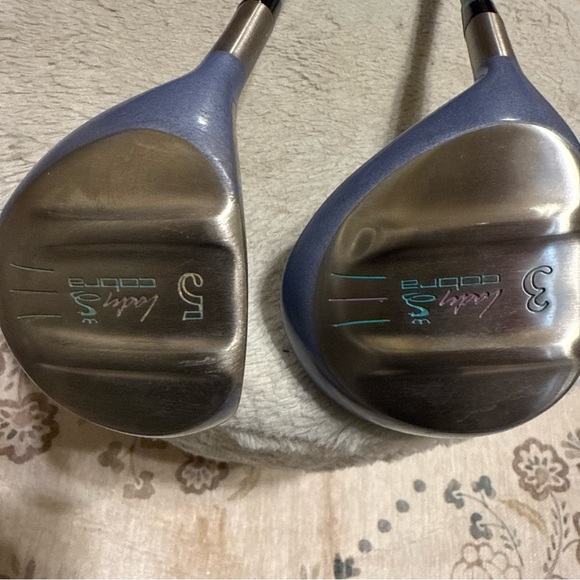 Lady Cobra Steel Classic Woods Set 3 & 5 Graphite Shafts - Picture 2 of 9